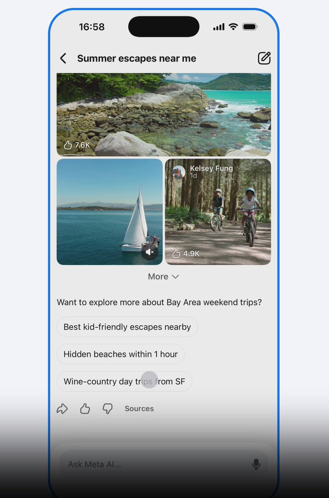 TechDogs-"What Are Meta AI’s New Search And Editing Tools?"-"An Image Showing Facebook AI Mode"
