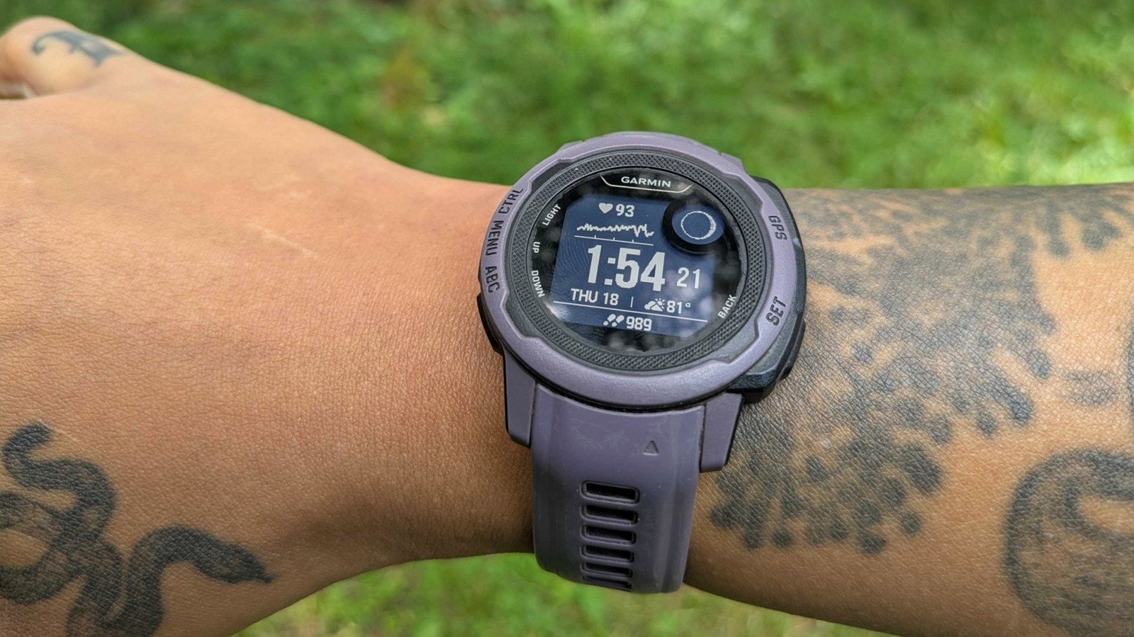 TechDogs-"Why Fitness Trackers Struggle With Tattooed Skin"-"An Image Showing Fitness Tracker On Tattooed Skin"