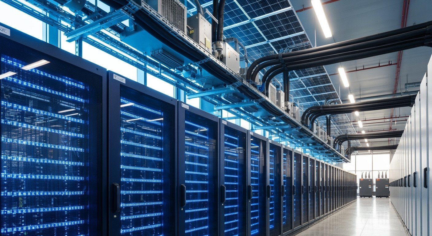 TechDogs-"Why Do AI Data Centers Require Millions Of Gallons Of Freshwater?"-"Image Of AI Data Center"