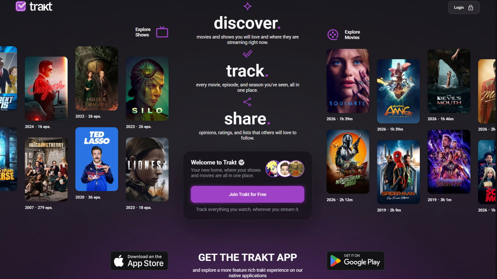 TechDogs-"Trakt"-"A Screenshot Of The Website Of Trakt"