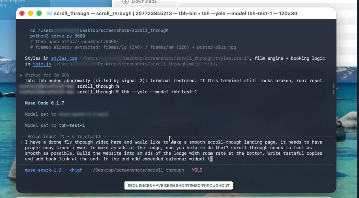 TechDogs-"What Are Meta Muse Code And Claude Code?"-"An Image Showing Multimodal Visual Coding by Meta Muse Code"