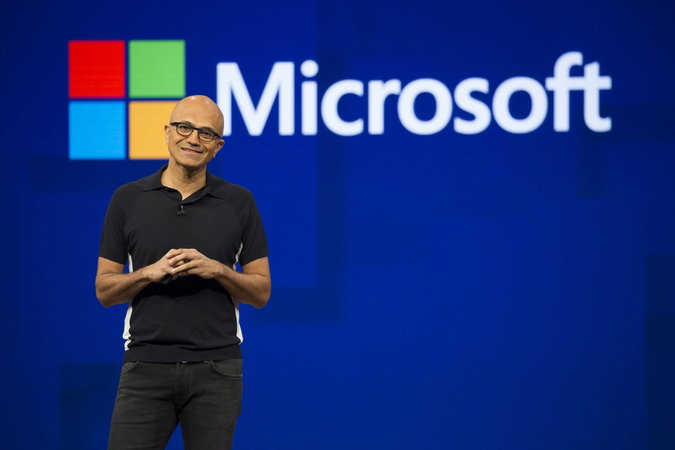 TechDogs-"What Is Microsoft's Humanist AI All About?"-"An Image Of Microsoft CEO Satya Nadella"