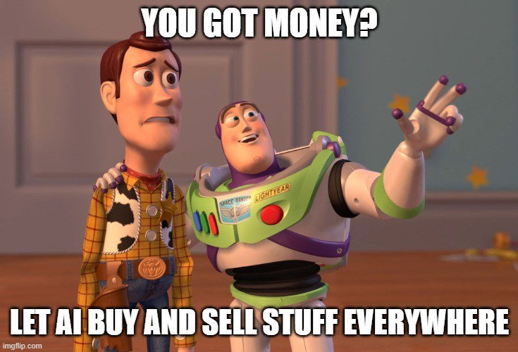 TechDogs-"What Is Agentic Commerce?"-"A Meme Showing How AI Is Going To Buy And Sell Everything"