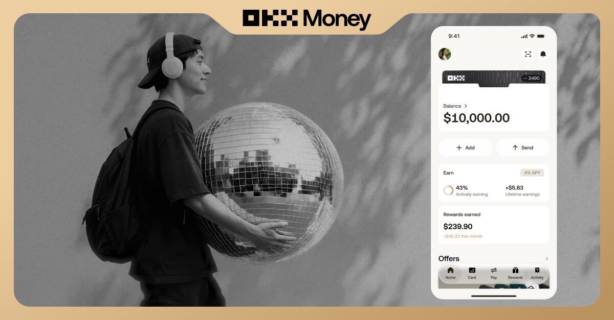 TechDogs-"What Does OKX Money Offer?"-"An Image Depicting The OKX Money App"