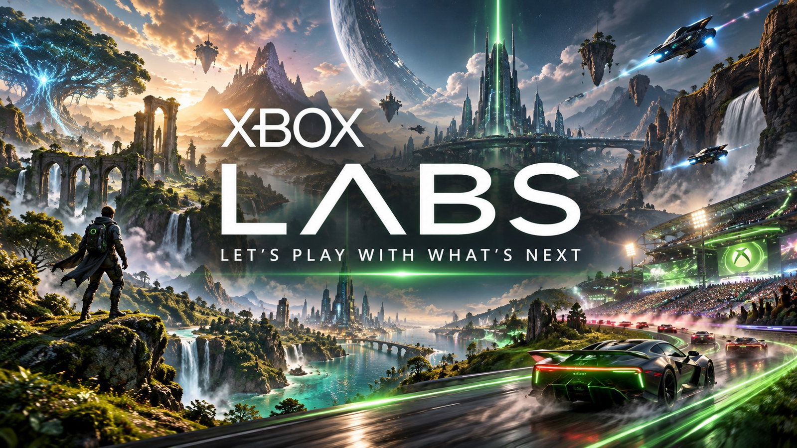 TechDogs-"What Is XBOX Labs And What Does It Do?"-"An Image Of XBOX Labs Logo On A Collage Of Games"