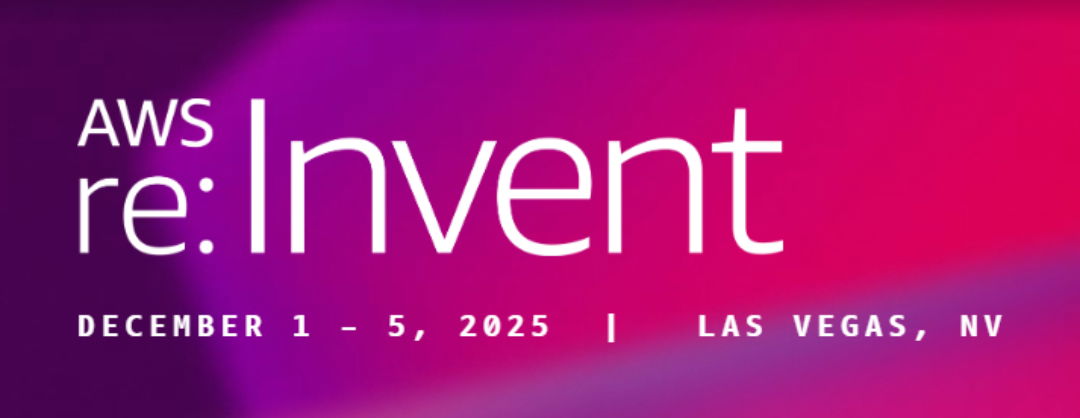 TechDogs-"An Image Of The AWS re:Invent Logo"