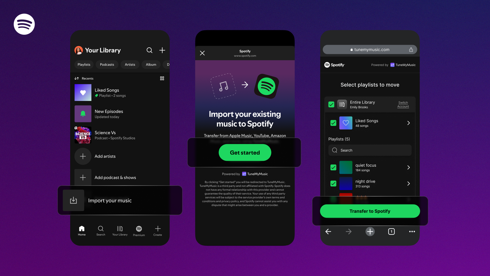 TechDogs-"An Image Depicting Spotify's New Import Playlist Feature"