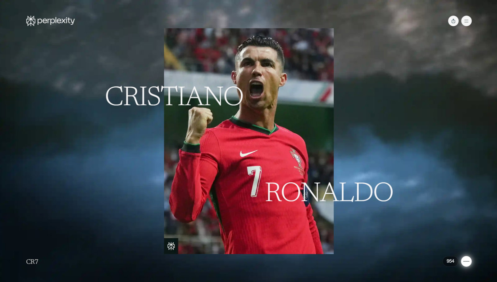 TechDogs-"A Screenshot Of The CR7 Hub By Perplexity"