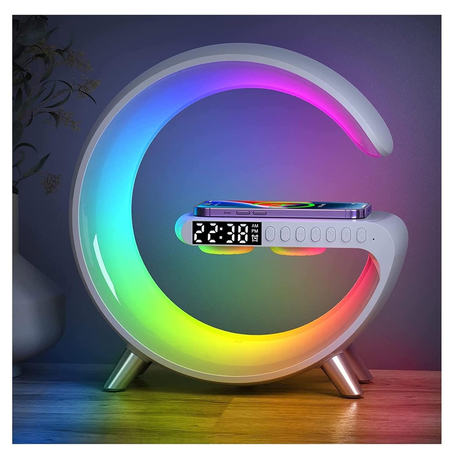 TechDogs-"Smart Bedside Lamp"-"An Image Showing LeeNabao Smart LED Table Lamp"