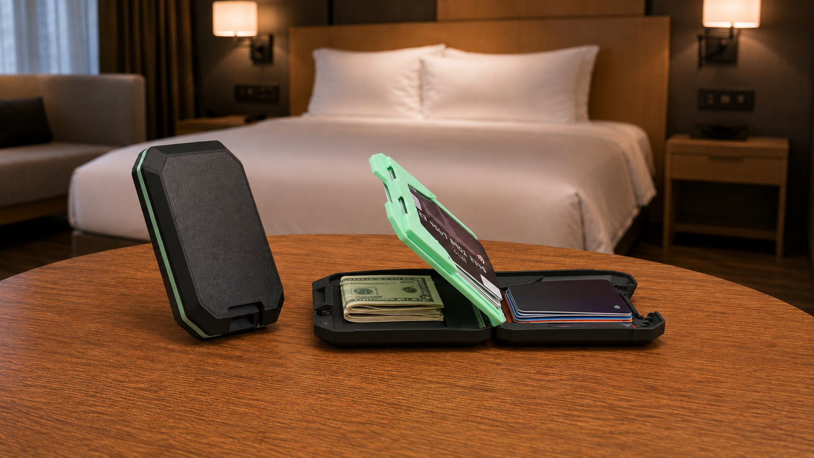 TechDogs-"RFID-Blocking Wallet"-" An Image Of An Ultra-Thin RFID-Blocking Wallet"