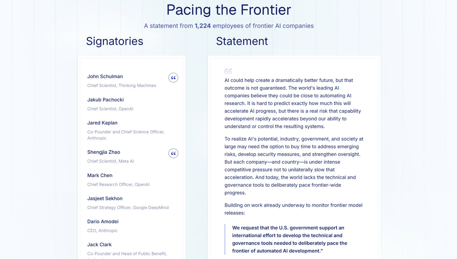 TechDogs-"A Screenshot Of The Pacing The Frontier Website"