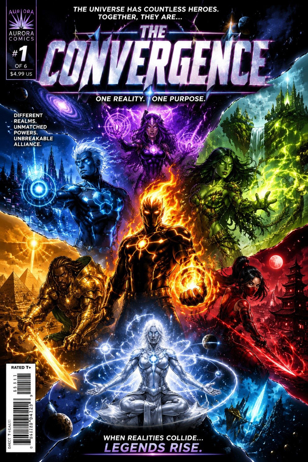 TechDogs-"TechDogs Examples"-"An AI Generated Image Using ChatGPT Images 2.0 - A Superhero Mix Comic Cover"