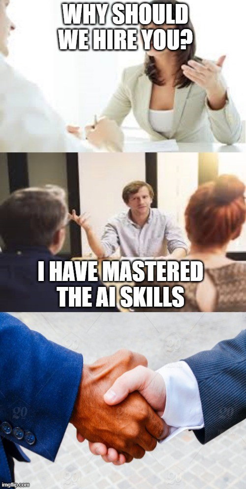 TechDogs-"Top Reasons To Learn AI Skills Today"-"An Image Showing A Meme With Text"