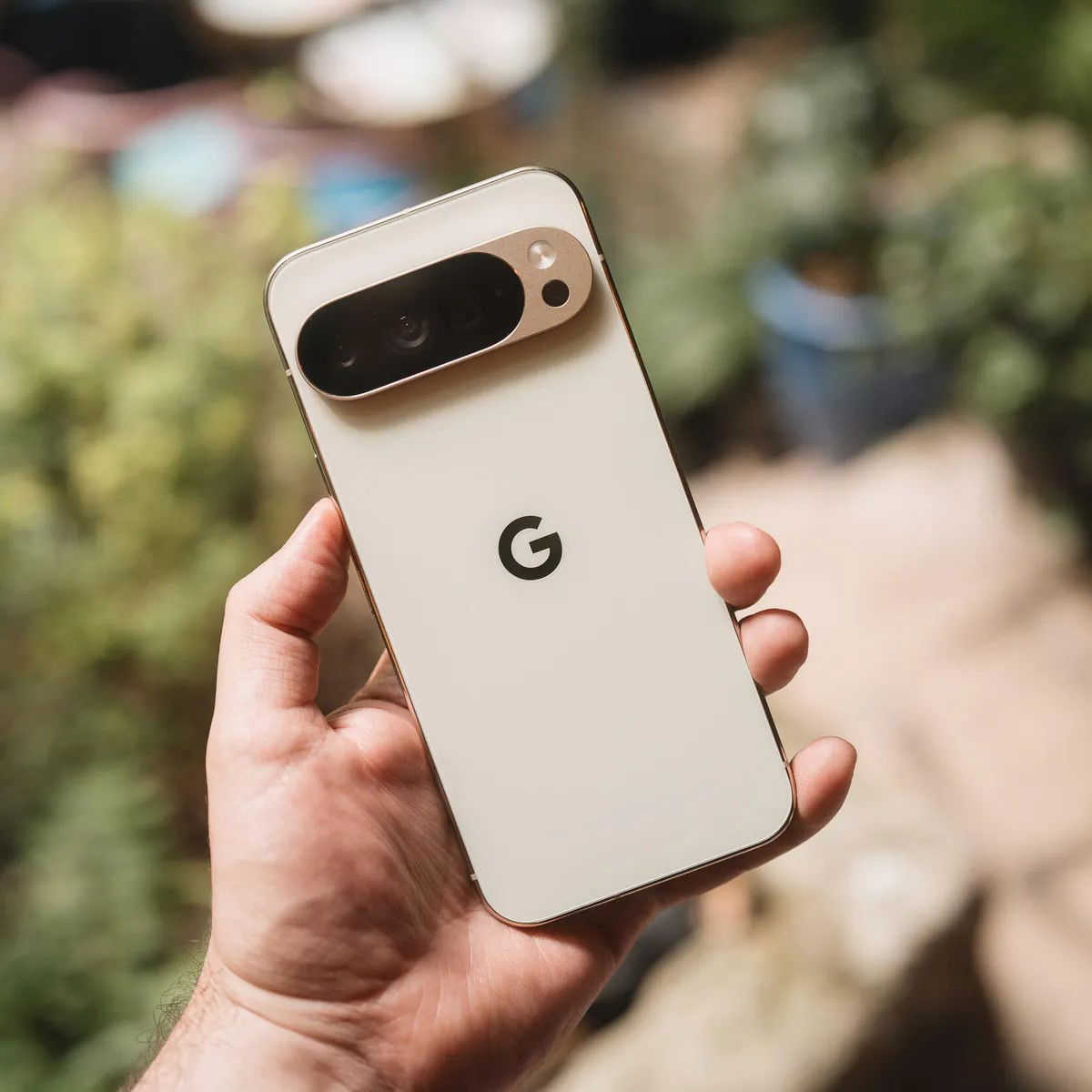 TechDogs-"What Is Google’s Pixel 10 Pro?"-"Back View Of Pixel 10 Pro In Hand."