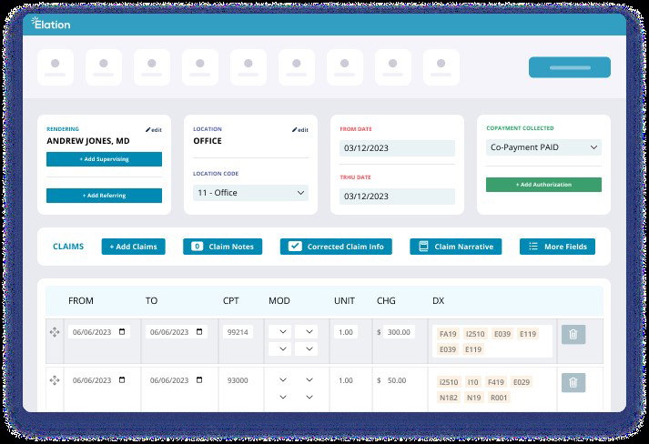 TechDogs-"Elation Health: Best User Experience (UX)"-"An Image Of Elation Health Dashboard"