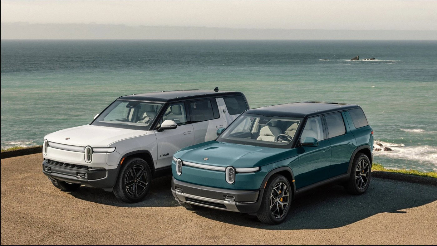TechDogs-"Uber x Rivian: The Biggest And Riskiest Bet In The Autonomous Vehicle Race"-"An Image Of Two Rivian Cars"