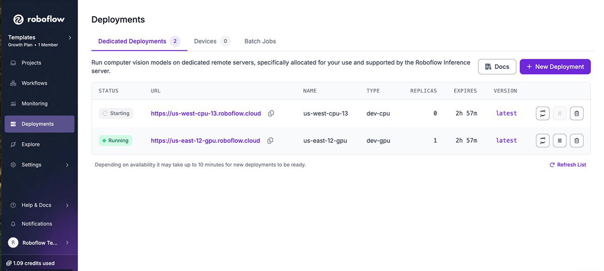TechDogs-"Roboflow: Best for Small Business"-"Screenshot Of Roboflow Dashboard"