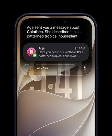 TechDogs-"Apple Intelligence Updates"-"An Image Showing The New Siri AI Feature"
