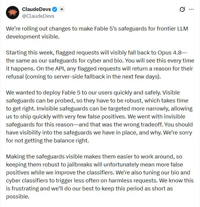 TechDogs-"The Reversal And What It Actually Changed"-An Image Showing An Apology X Post By Claude"