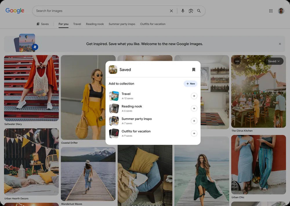 TechDogs-"Google Images Vs Pinterest: How The New Feed Compares"-"An Image Showing Saved Collection In Google Image"