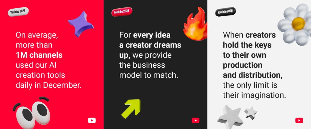TechDogs-"What Did YouTube Say?"-"An Image Depicting What’s Coming To YouTube In 2026 As Per An Article By Neal Mohan, CEO, YouTube"