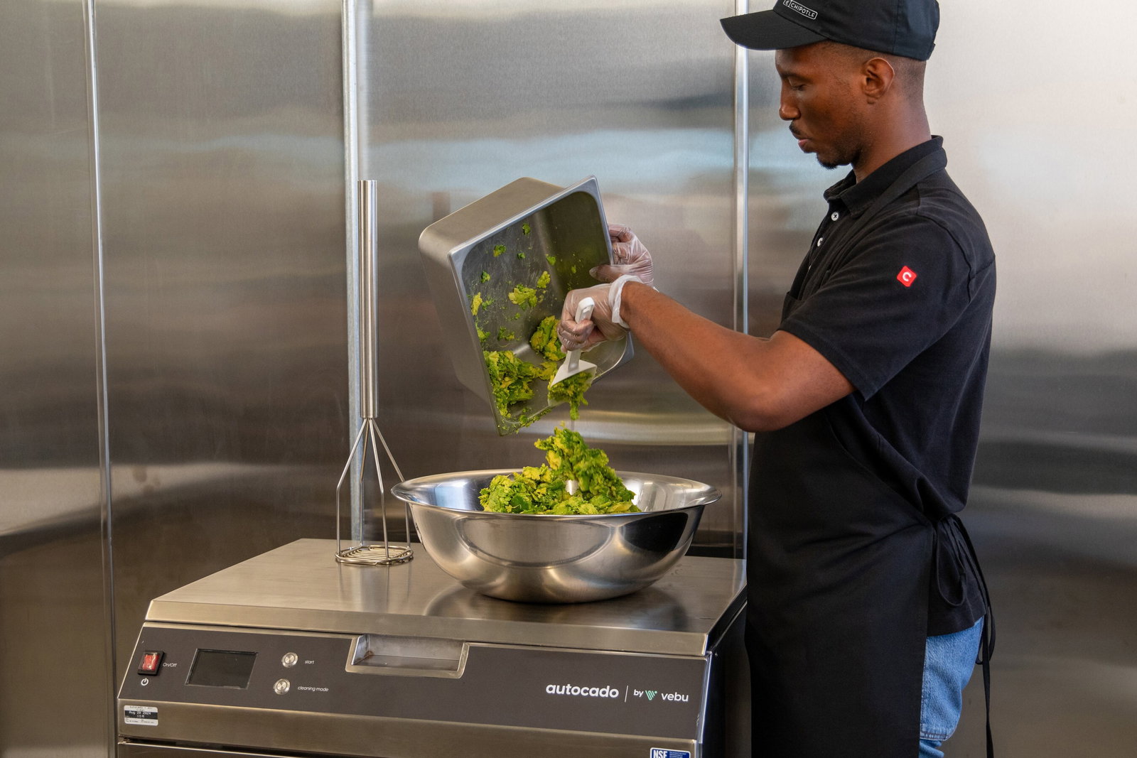 TechDogs-"Inside The Smart Kitchen: From Display Systems To Cobots"-"An Image Showing Chipotle Autocado"