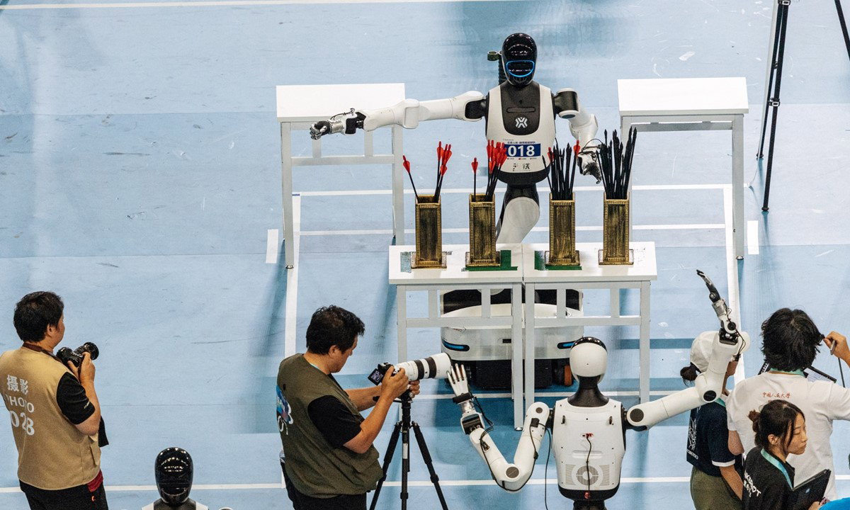 TechDogs-"What Were The World Humanoid Robot Games 2026 Events?"-"An Image Of Robots Conducting Real-World Scenario Activities At The World Humanoid Robot Games 2026"
