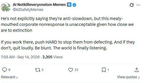 TechDogs-"What The Viral AI Extinction Warning Meme Really Shows"-"An Image Showing AI Extinction Warning Meme Examples On X"