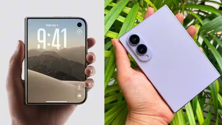 TechDogs-"iPhone Duo Vs Galaxy Z Fold 8: Specifications At A Glance"-"Image Showing iPhone Duo Vs. Samsung Galaxy Z Fold 8"