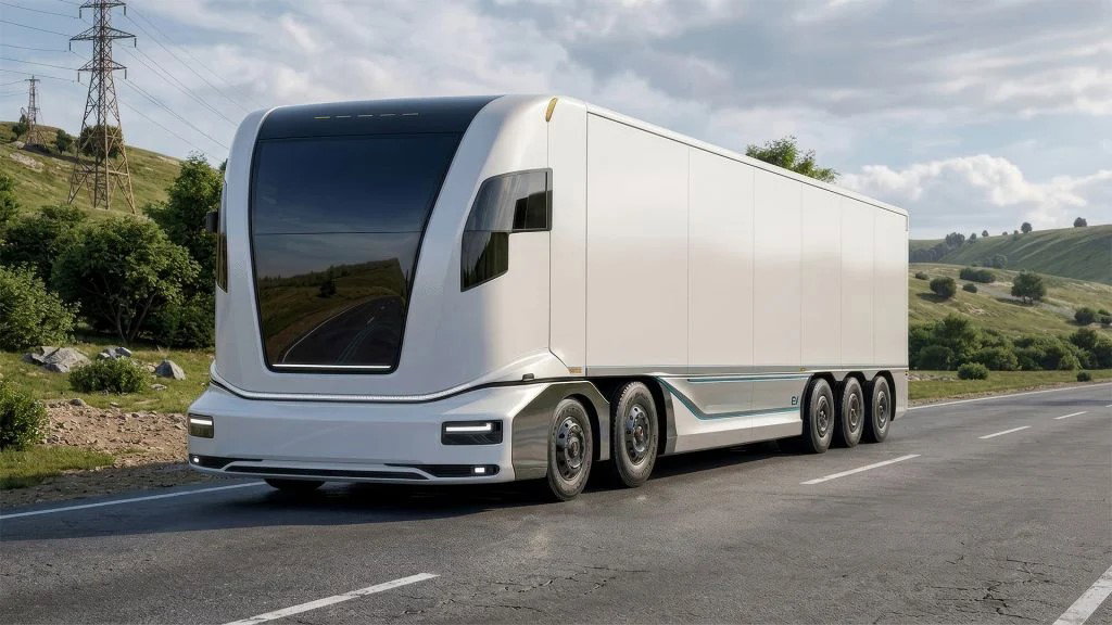 TechDogs-"An Image Of A Voltempo Autonomous Electric Truck (First Prototype Expected 2027)"-"An Image Of A Voltempo Autonomous Electric Truck (First Prototype Expected 2027)"
