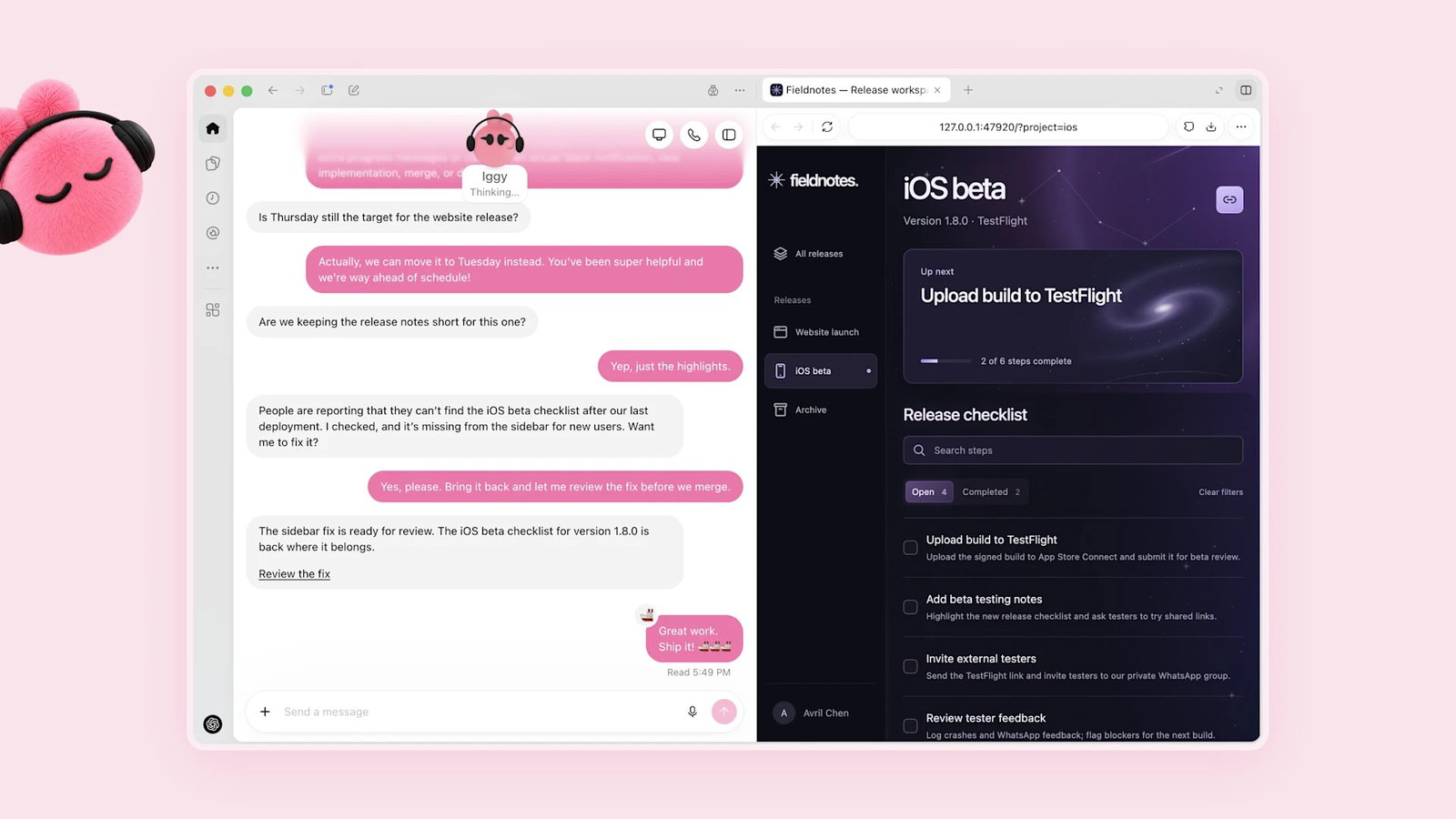 TechDogs-"What Can OpenAI Dots Actually Do?"-"ChatGPT Beside An Ios Beta Release Checklist"