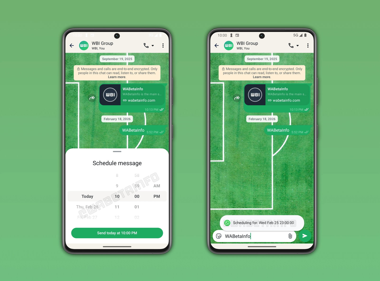 TechDogs-"Can You Schedule Photos, Videos, And Group Messages?"-"An Image Showing WhatsApp's New Scheduled Messages Feature"