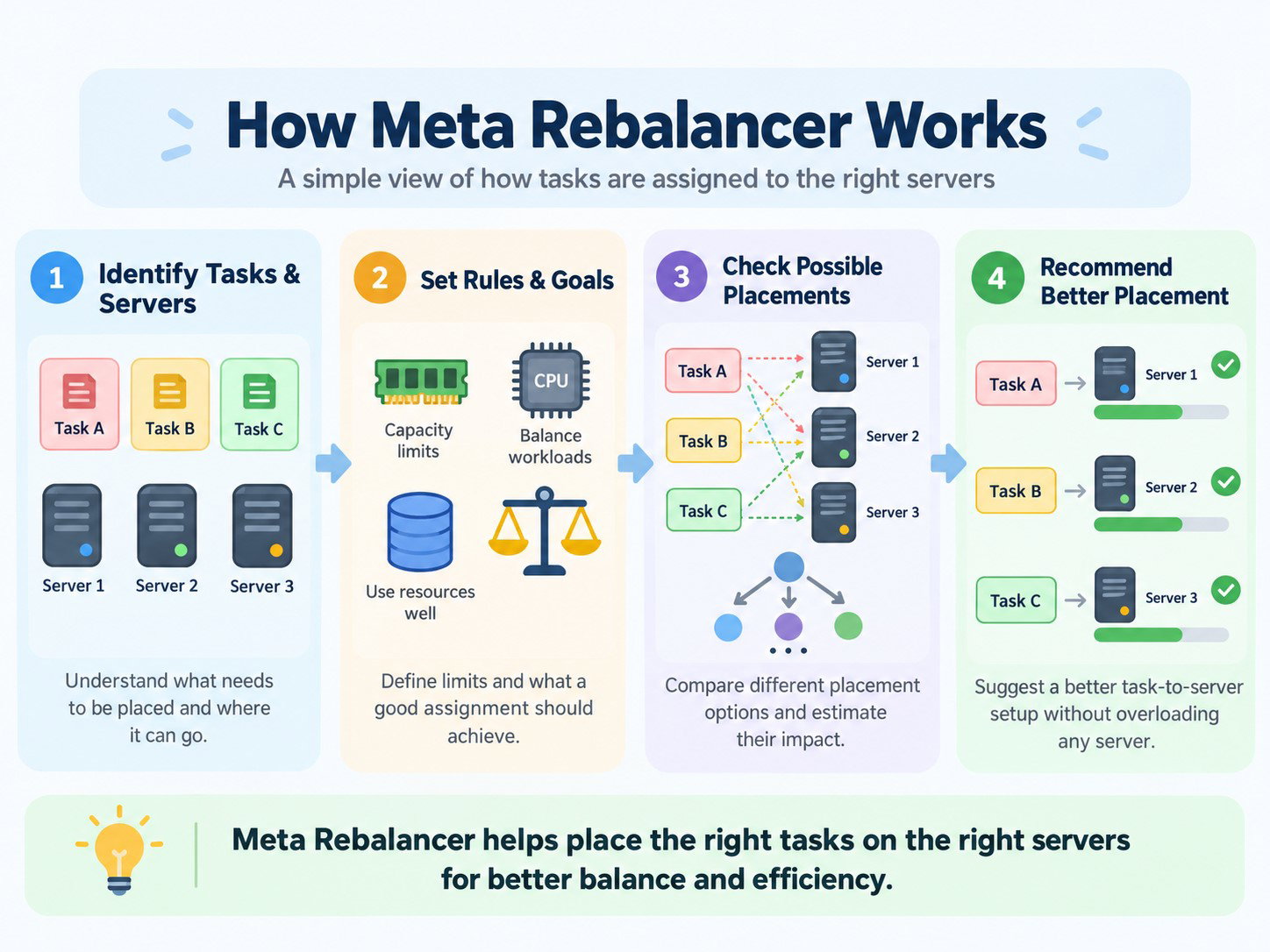 TechDogs-"How Does Meta Rebalancer Work?"-"An Image Showing Working Of Meta Rebalancer" TechDogs-"How Does Meta Rebalancer Work?"-"An Image Showing Working Of Meta Rebalancer"