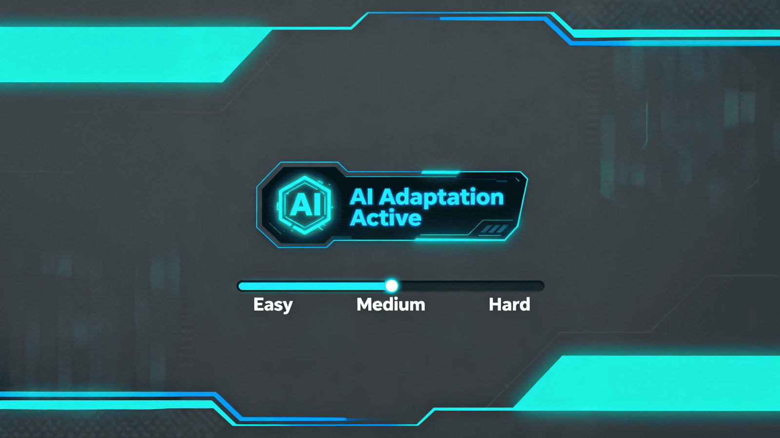 TechDogs-"2. Dynamic Difficulty Adjustment Keeps Players Challenged Without Frustration"-"An Image Showing AI-Powered Difficulty Adjustment In Online Gaming"