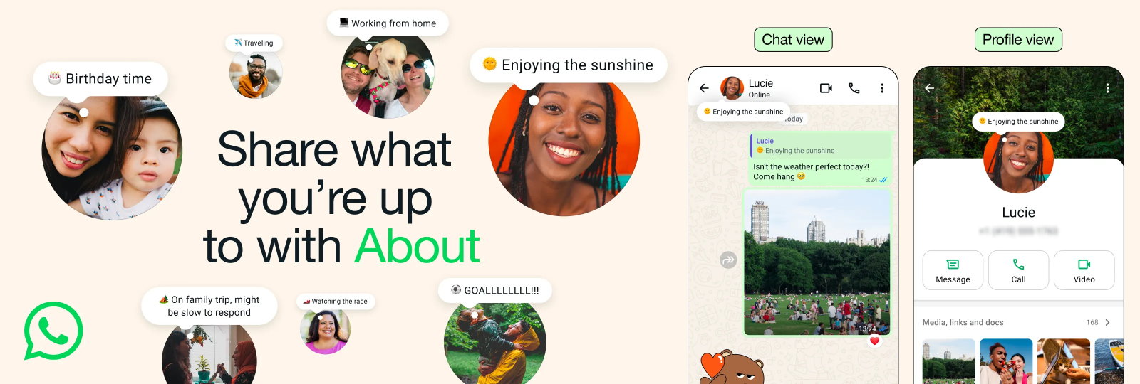 TechDogs-"An Image Depicting WhatsApp's About Feature"