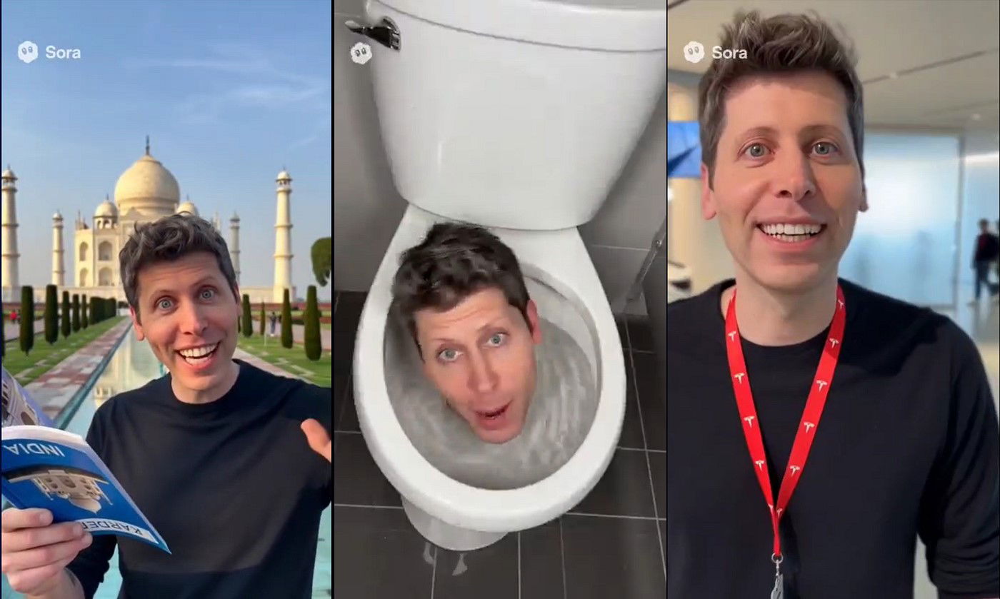 TechDogs-"Sam Altman AI Cameos Created Using Sora In Funny Scenarios"