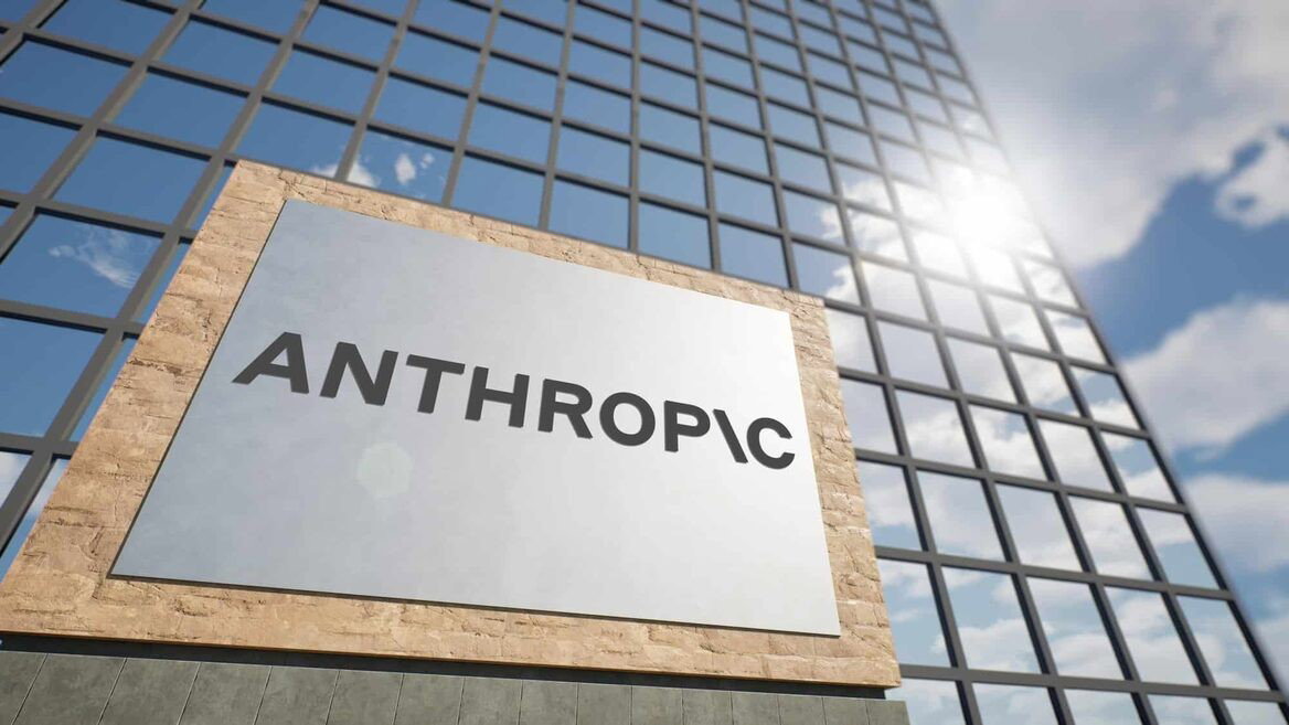 TechDogs-"Anthropic"-"An Image Of A Building With Anthropic's Logo"