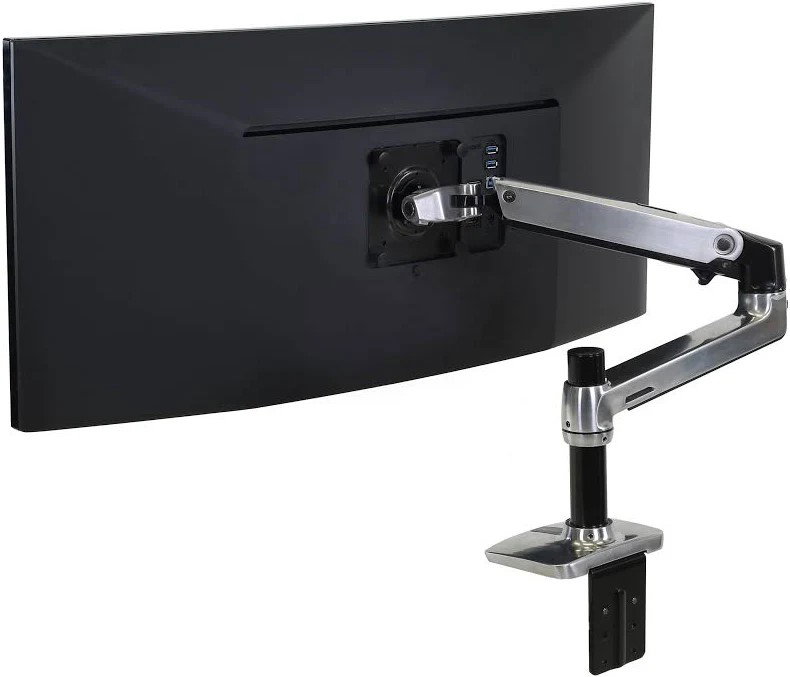 TechDogs-"Ergotron LX Premium Monitor Arm: The Desk-Space Saver Your Neck Will Thank You For"-"Image Of Ergotron LX Desk Monitor Arm"