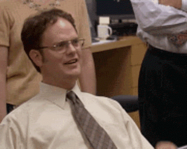 TechDogs-"Top Threat Detection And Response Techniques"-"A GIF Showing Dwight From The Office Celebrating"