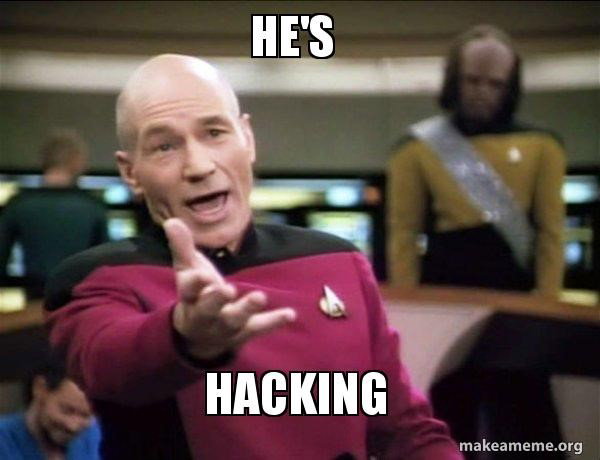 TechDogs-"How RatHat Uses ADB, Accessibility, And Remote Access Together?"-"Meme Showing The Person Pointing Towards Hacking"