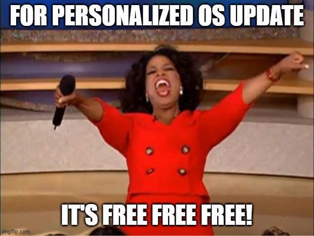 TechDogs-"Is Google ChromeOS Flex Completely Free?"-"Meme Showing The Free Availability Of ChromeOS Flex For Personalized Usage"