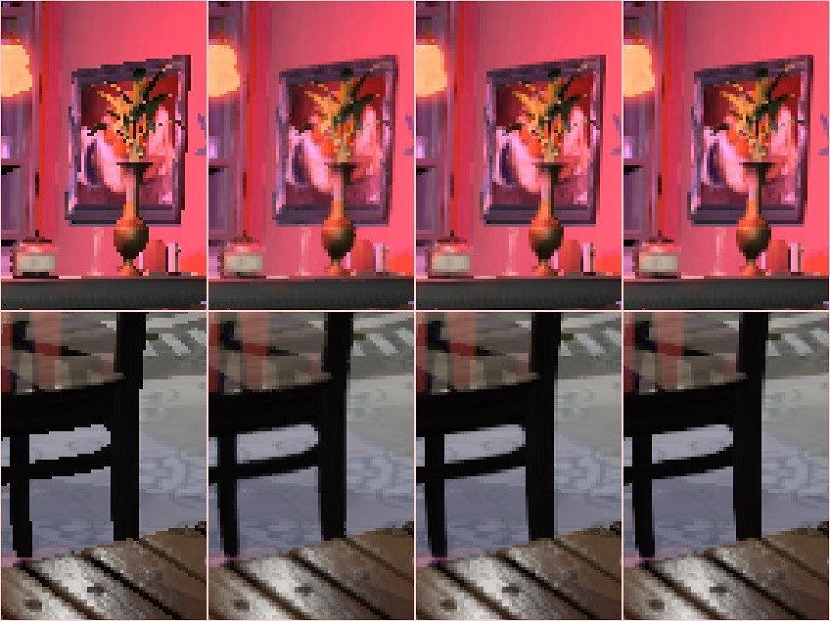 TechDogs-"What Are The Main Types Of Anti-Aliasing?"-"An Image Showing From Left To Right  FXAA, SMAA and CMAA2"