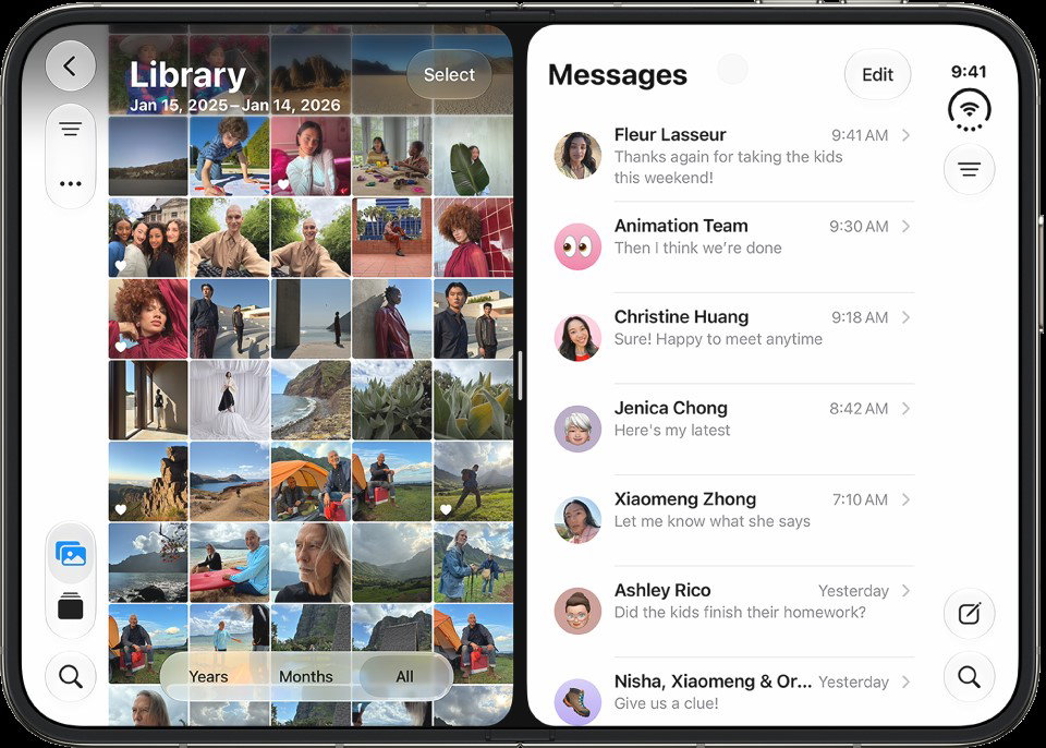 TechDogs-"3. Multitasking Is Useful, But The Software Experience Isn't Always Seamless"-"An Image Showing Two Applications On iPhone Duo"