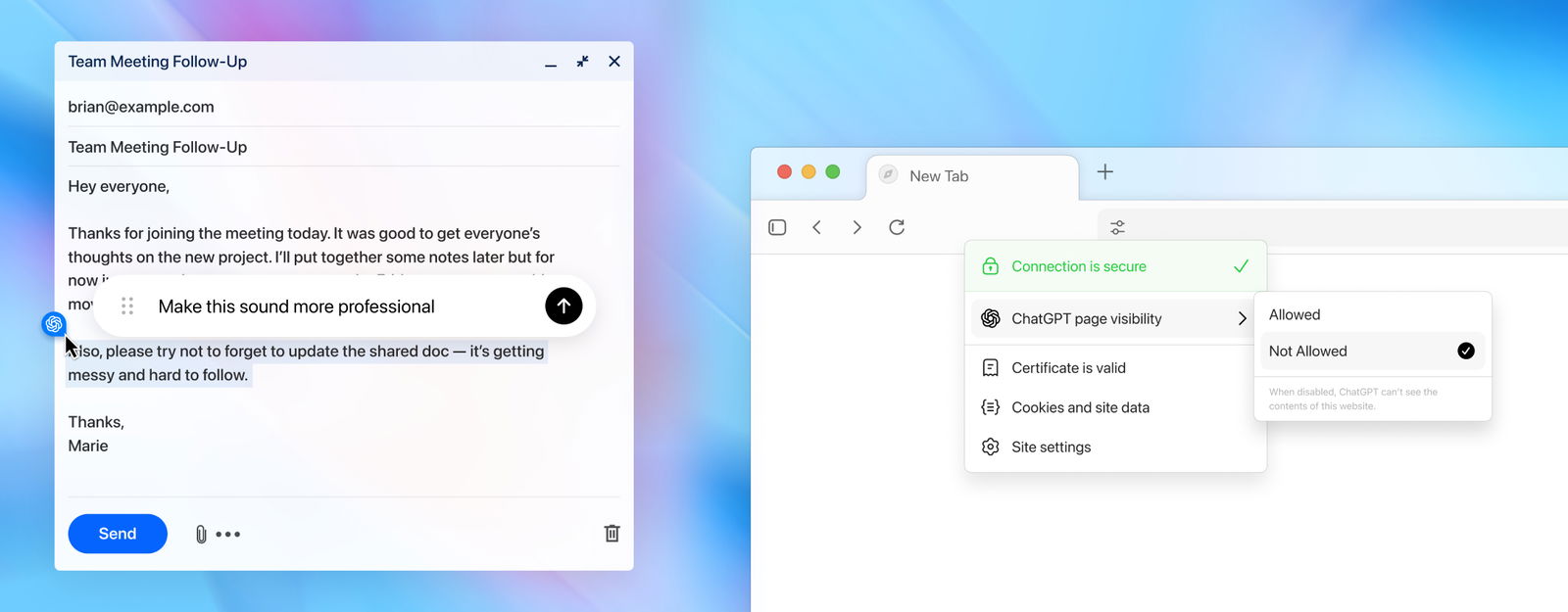 TechDogs-"An Image Of OpenAI's ChatGPT Atlas"