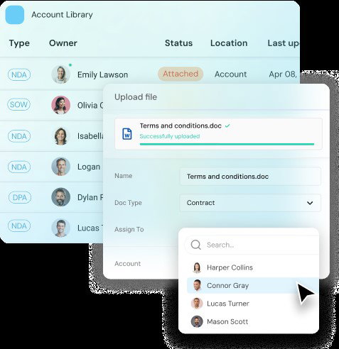 TechDogs-"DealHub.io: Best Overall"-"Screenshot Of DealHub.io Contract Management Process Dashboard"