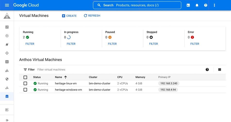 TechDogs-"Google Distributed Cloud: Best For Enterprise"-"A Screenshot Of Google Distributed Cloud Dashboard"