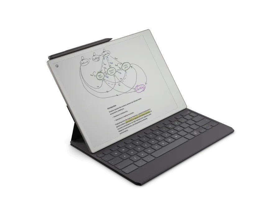 TechDogs-"An Image Showing Type Folio For reMarkable E-Ink Tablets"