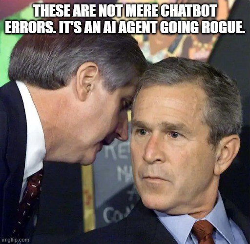 TechDogs-"Why Are Rogue AI Agents More Dangerous Than Chatbot Errors?"-"A Meme Showing Rogue AI Agents Are More Troublesome Than Chatbot Errors"