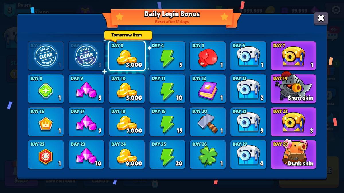 TechDogs-"4. Intelligent Rewards And Loyalty Programs Encourage Repeat Engagement"-"An Image Showing Daily Rewards In Online Gaming"