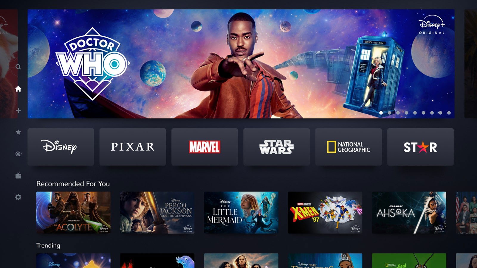 TechDogs-"Disney+"-"Disney Plus Library With Doctor Who Marvel Star Wars And Pixar Collections."